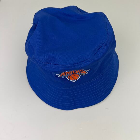 Knicks NBA Basketball Coinbase Bright Blue Bucket Hat Sports Memorabilia Crypto - Picture 2 of 3